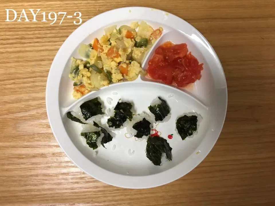 Snapdishの料理写真:DAY197-3 #離乳食完了期 #pianokittybabyfood|離乳食完了期 1歳さん