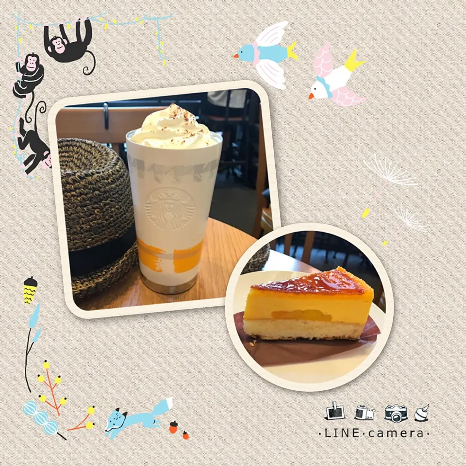 Dark Mocha Chip Frappucino® with Valencia Flavoured Syrup // Mango Chiboust #starbucks #starbuckscoffee #frappuccino #lineapp #linecamera|ModischStudioさん