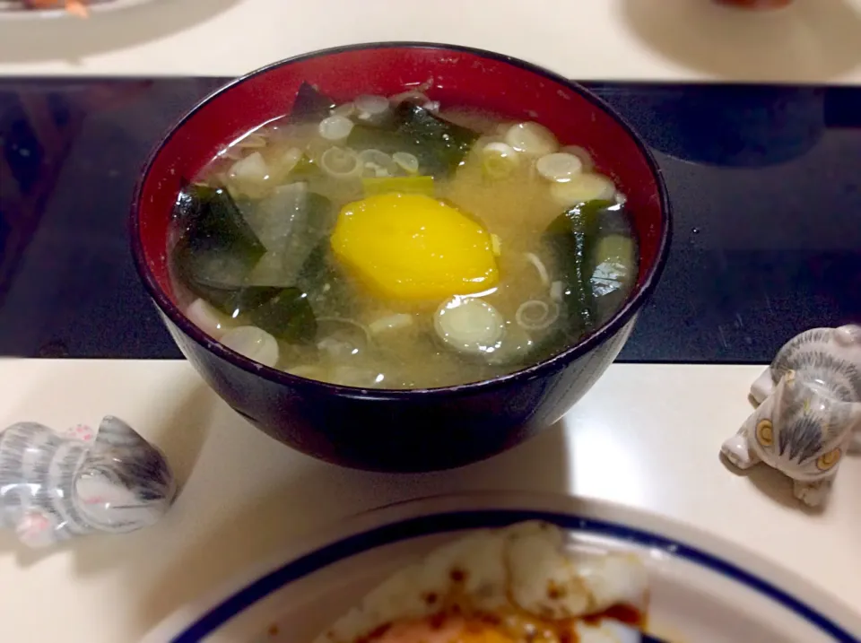 インカのめざめと鳴門のワカメ 大根のお味噌汁|Takeshi  Nagakiさん