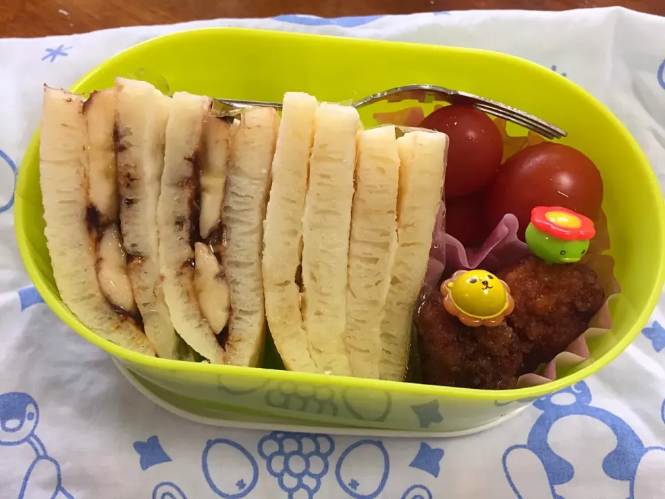 Snapdishの料理写真:８月１５日 学童弁当|さんだーさん