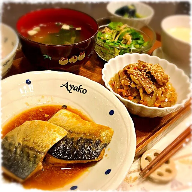 今日はヘルシー和食ご飯(*^^*)|亜矢子さん