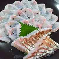 Snapdishの料理写真:鯛 刺身|bakenさん