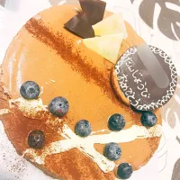 Snapdishの料理写真:友達の誕生日ケーキ作った🎂
チョコレートムース