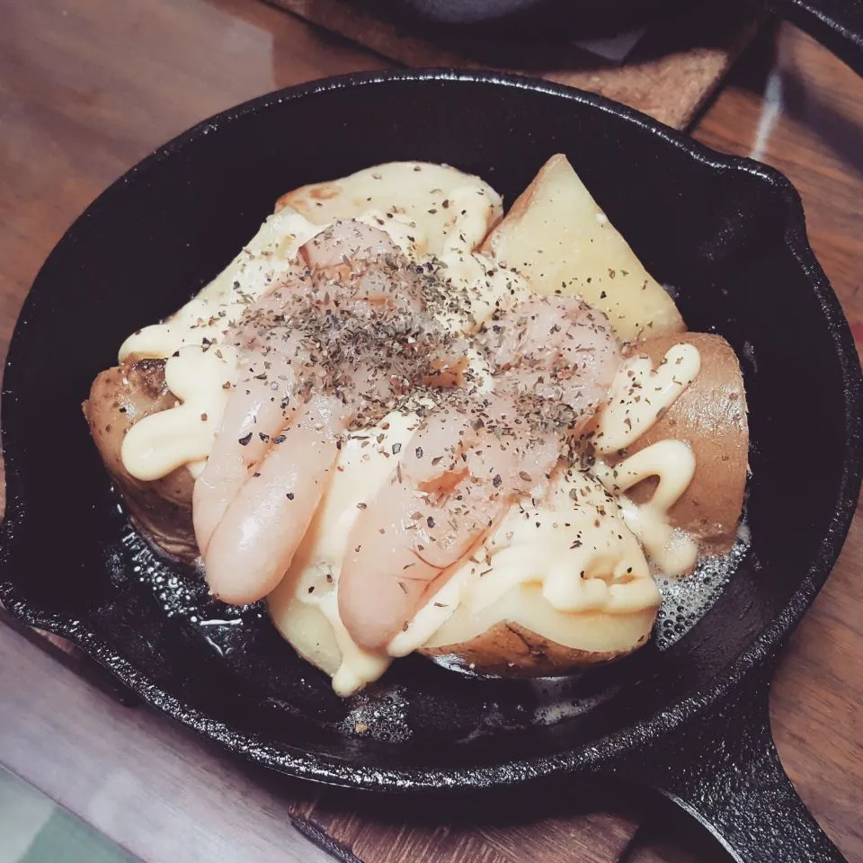 ポテトと明太子のマヨネーズ焼き|とみのすけさん