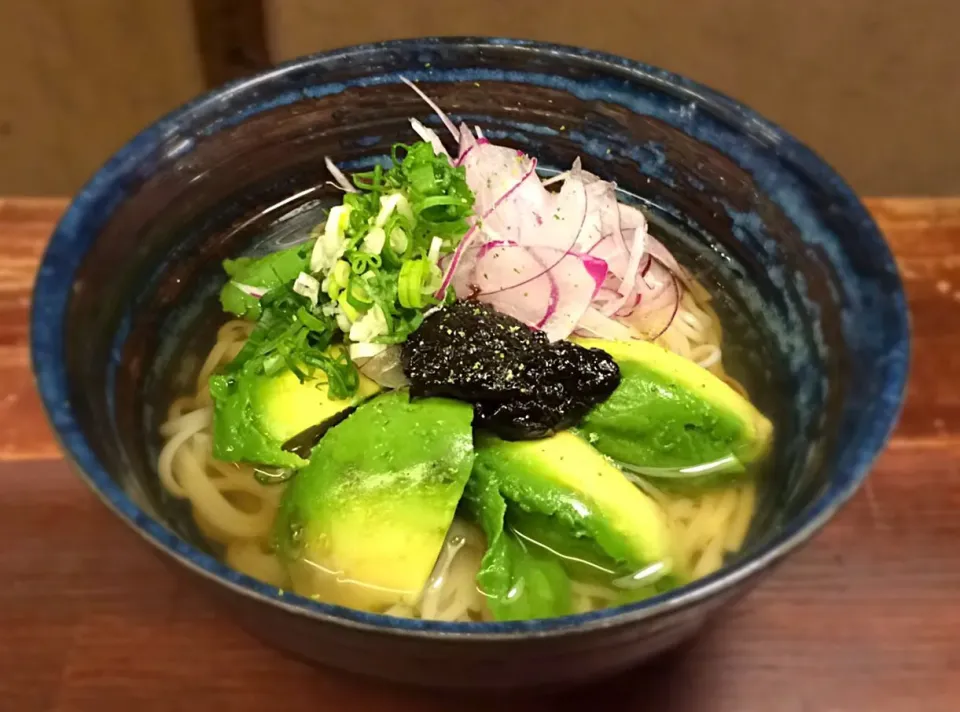 アボカド海苔佃煮まぜめん|半田手延べそうめんの店 阿波や壱兆さん