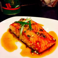 Salmon w/maple glaze.|Becca Lohman-Meltonさん