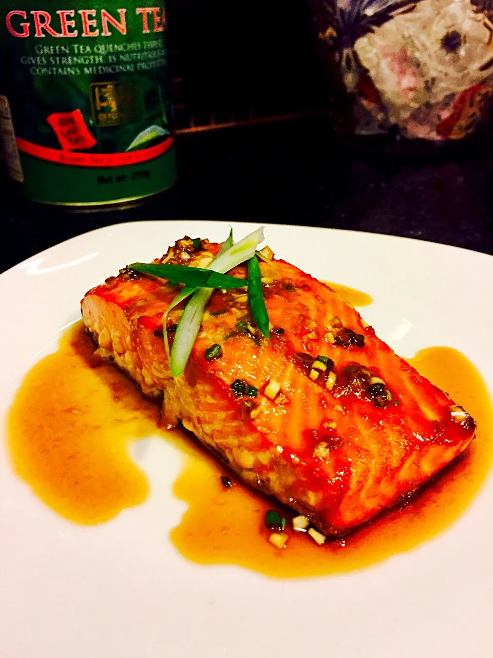 Salmon w/maple glaze.|Becca Lohman-Meltonさん