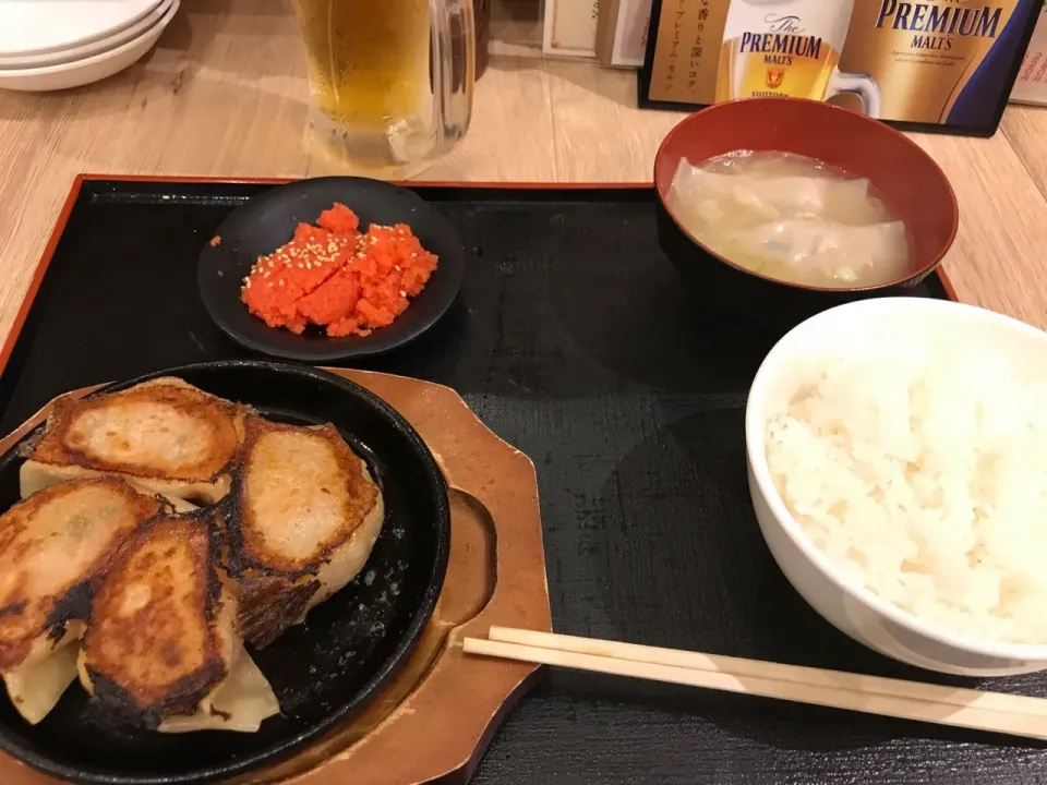 肉餃子定食|手品先輩さん