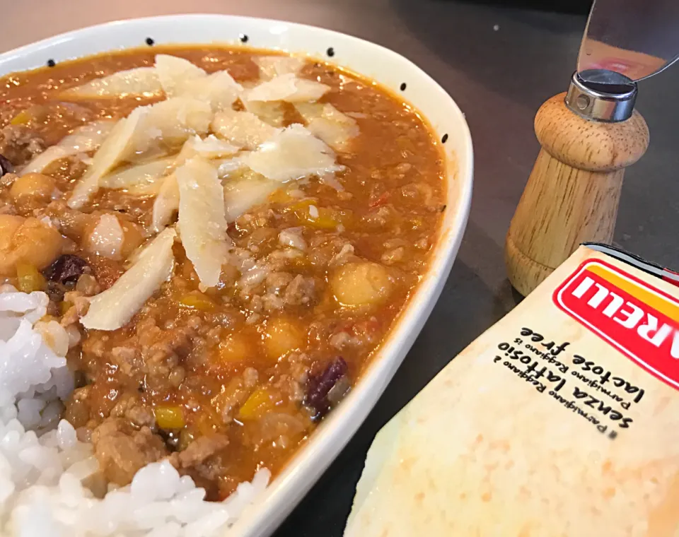 Snapdishの料理写真:｢定番トマトライスにパルジャミーノ·レッジャーノ(●´ω`●)｣|hi-ra（ひいら）さん