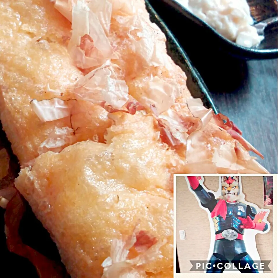 栃尾油揚げとおぼろ豆腐😋
揚げたてを、好みでだし醤油、キムチだれ、味噌だれでいただきます😊
おぼろ豆腐は甘みがふわぁ💖お塩でいただきました😆
イートインはこのセットしかないけど、素朴な味を楽しめます。
素敵なおかみさんの息子さんはトチオンガー😆お孫さんは新潟のイケメングランプリ✨なかなか面白い美味しいお店です。|アイさん