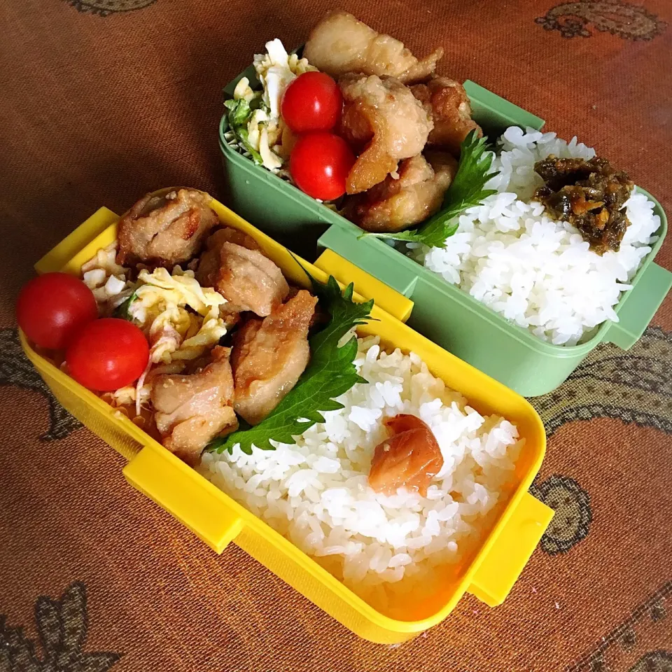 #からあげ #お昼ご飯 #お弁当 

8.18 今日のお弁当🍱🍱
高校生息子今日から学校です❗️|renharuruさん