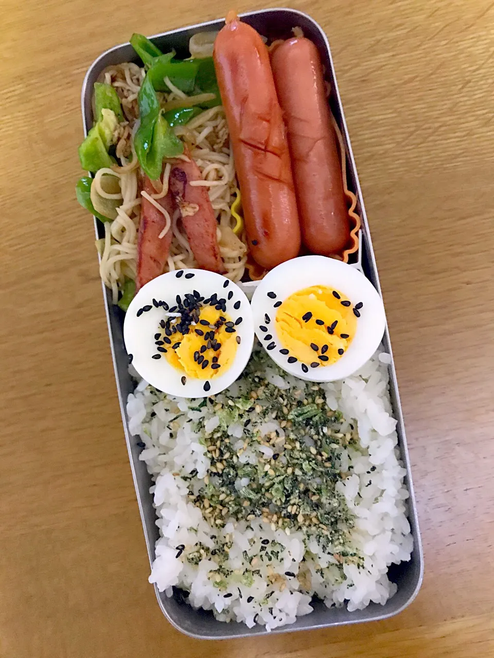 ソーメンチャンプルー弁当。パパ仕事弁。|めぐりんさん