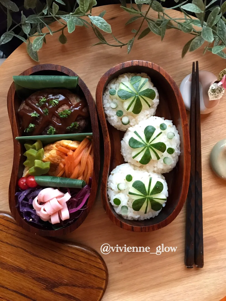 ハンバーグ弁当|vivienne_glowさん