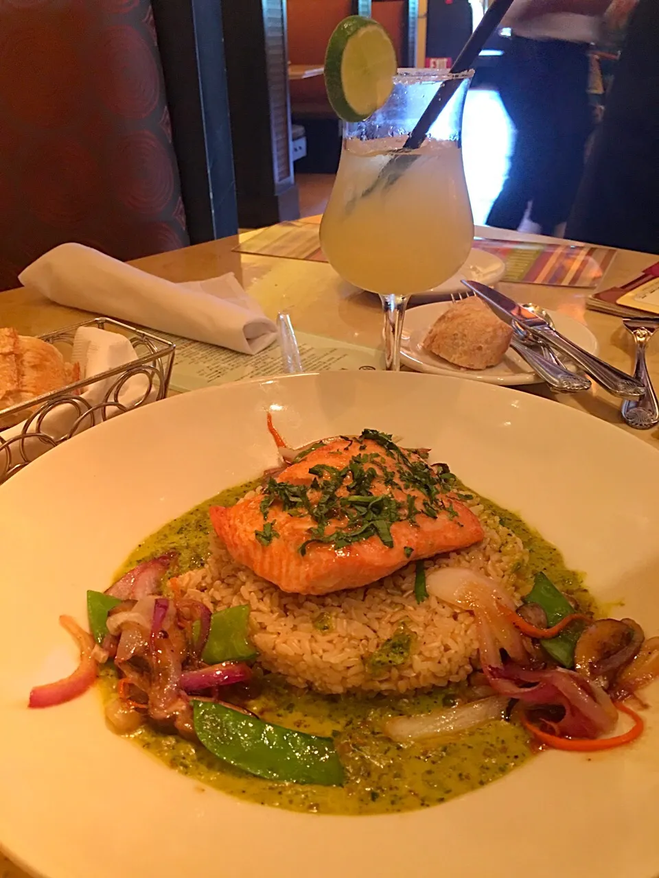 Glazed Salmon, veggies, & brown rice|🌺IAnneさん