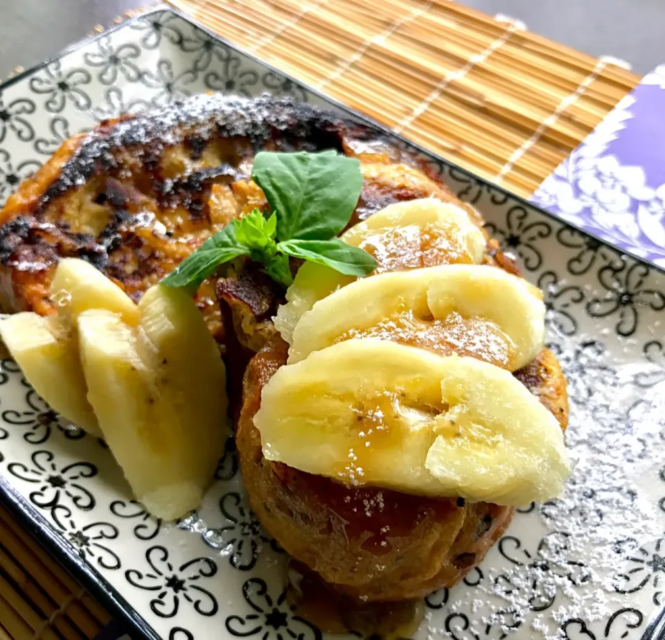 昼ごはん  マルコメさんの糀甘酒豆乳ブレンドでフレンチトースト|砂雪さん