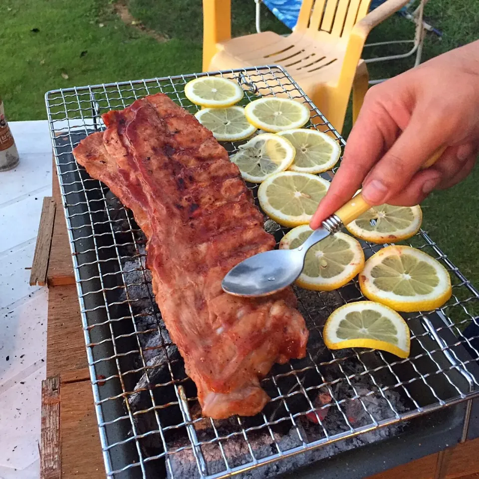 夏休みBBQ🍖 バックリブ🐷|BUBUさん