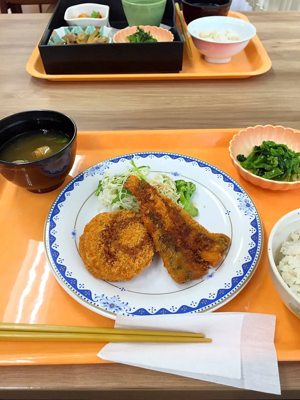 鰯フライと明太クリームコロッケ*\(^o^)/*|すかラインさん