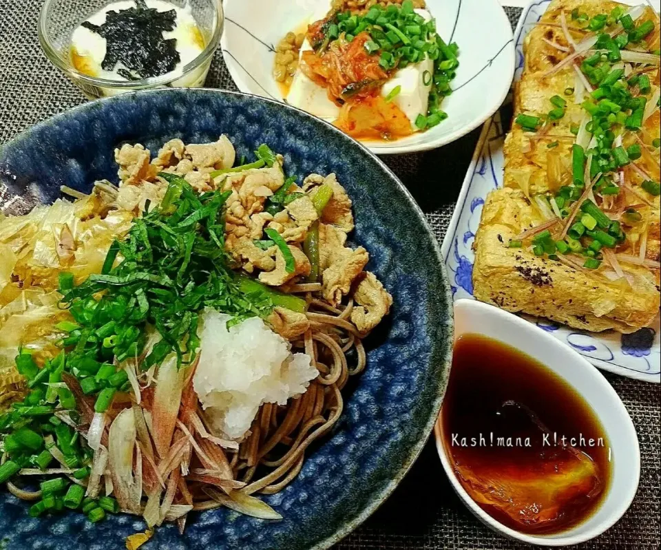 ある日の夜ご飯(^-^)
#かけそば #soba #kakesoba #栃尾の揚げ #tochionoage #washoku #和食 #anasrecipe #Anasrecipe #snapdish #SnapDish  #kashimanakitchen #kash!manak!tchen|Kashimanakitchenさん