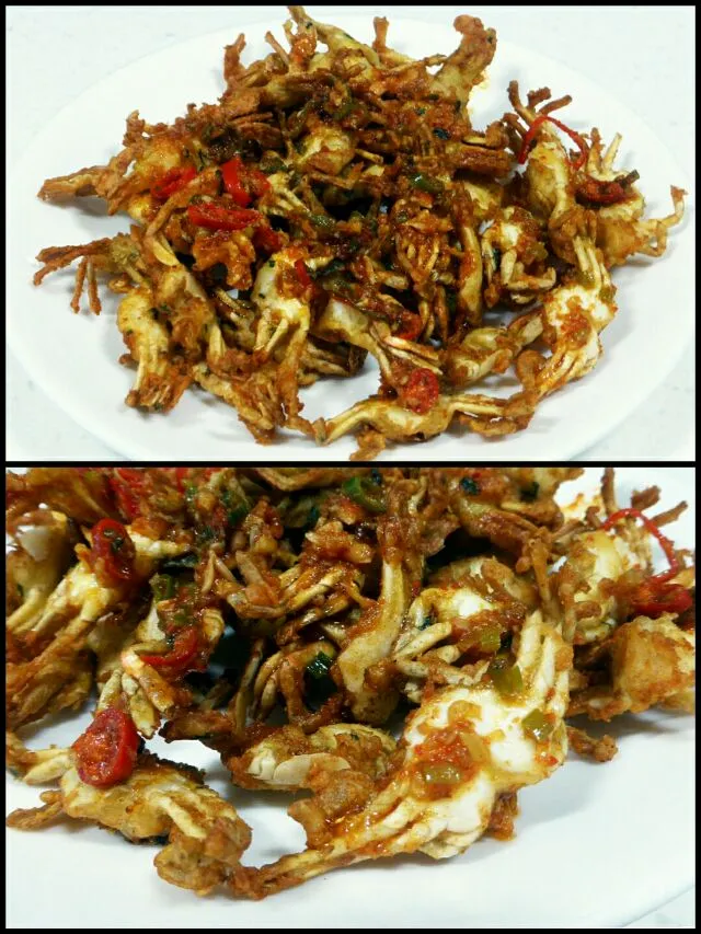 fried sand crabs|steven z.y.さん