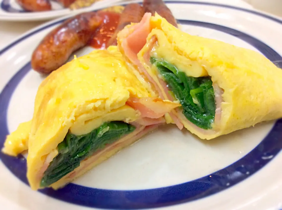 ベーコン 、ネギ巻きの出汁玉子|Takeshi  Nagakiさん