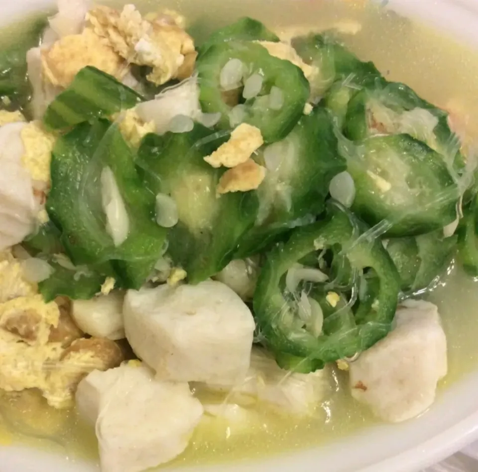 Loofah, Fish Ball, Bean Thread, Egg, Dried Shrimp|Athenaさん