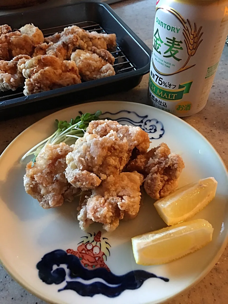 Snapdishの料理写真:今日の晩御飯
竜田揚げ|i.masayoさん