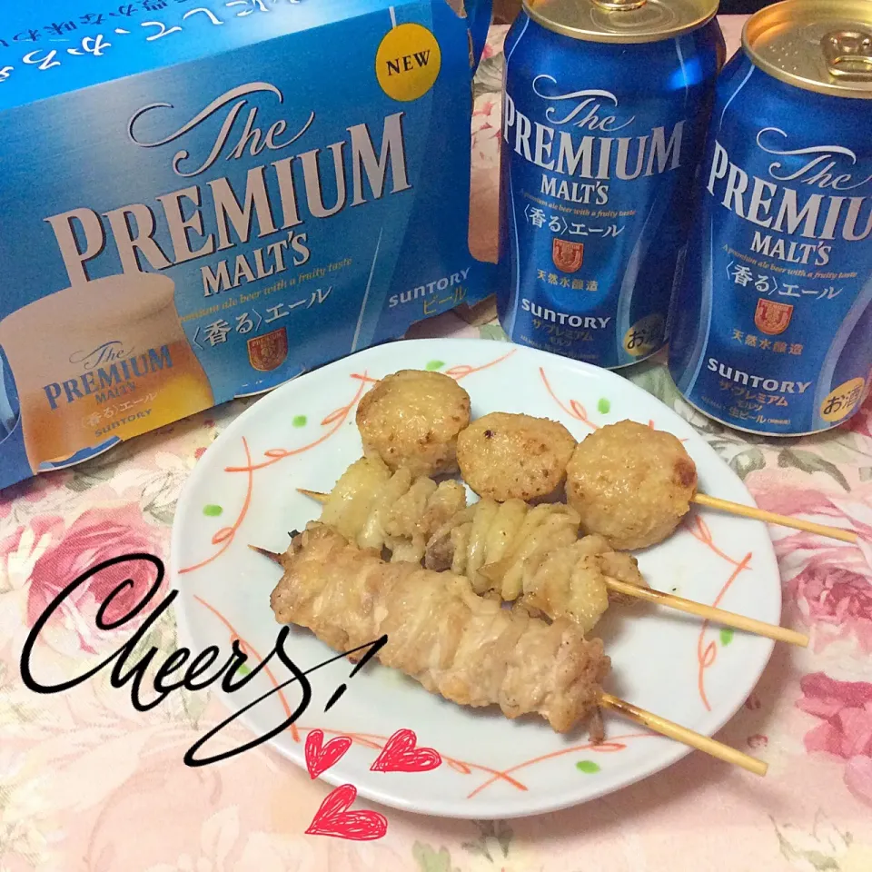 今夜は #香るエール と焼き鳥♬|夢ーテルさん