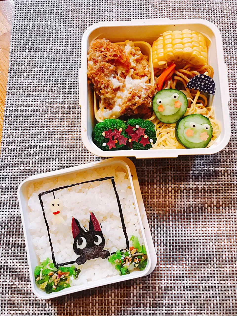 雨続き過ぎ☔️てるてる坊主とジジ弁当🍱|Ayako Sakakibaraさん