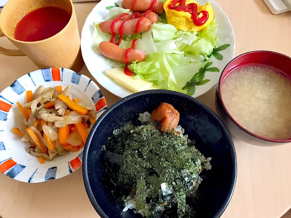 Snapdishの料理写真:8月20日朝食兼昼食|ばぁさんさん