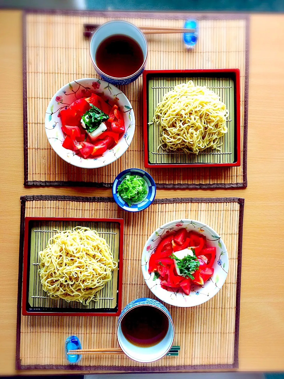 Snapdishの料理写真:今日のお家ランチ🍴
全粒粉入りざるラーメン🍜|ブー吉さん