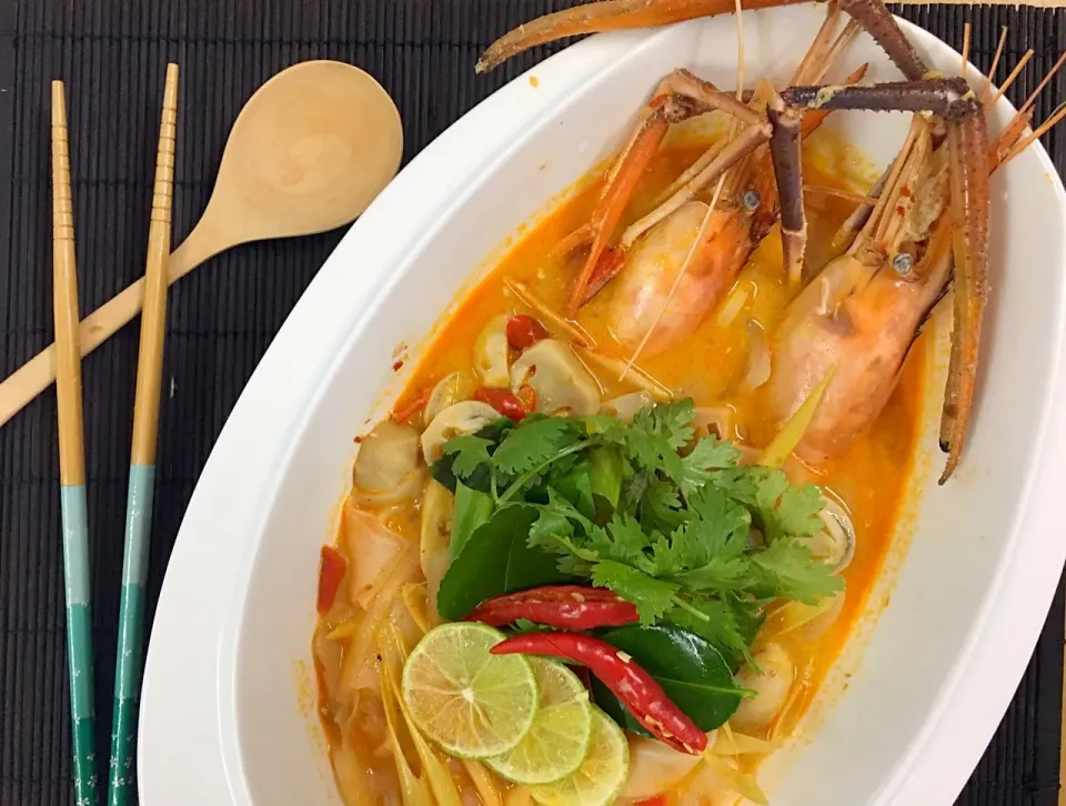 Noodle in tomyum giant prawn|Madam Chuoさん