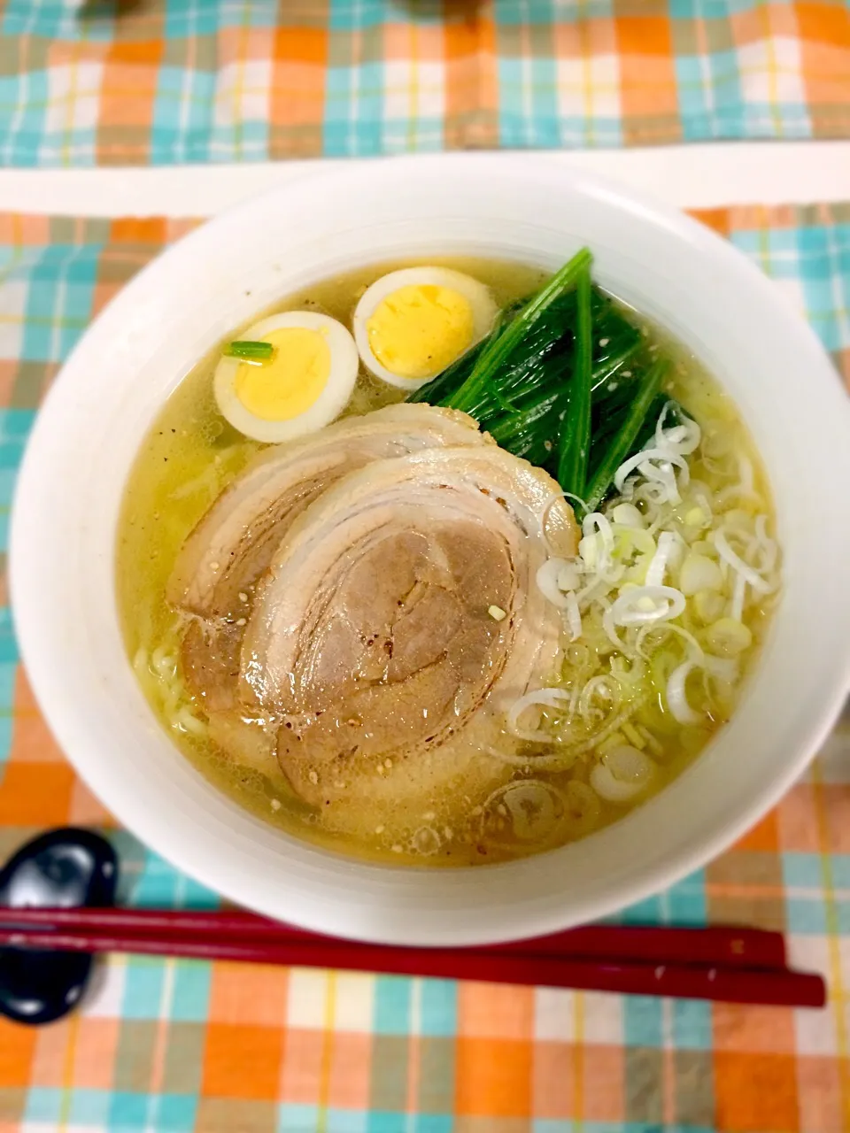 塩ラーメン #白だし #創味シャンタン|chocolatさん