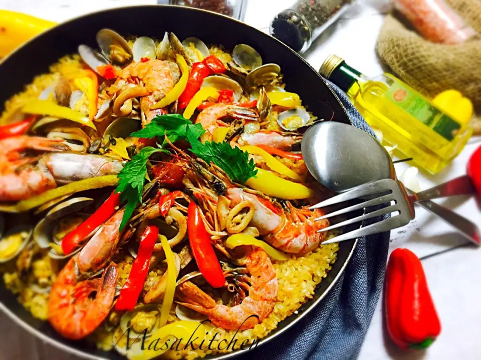 Paella for dinner|Masakiさん