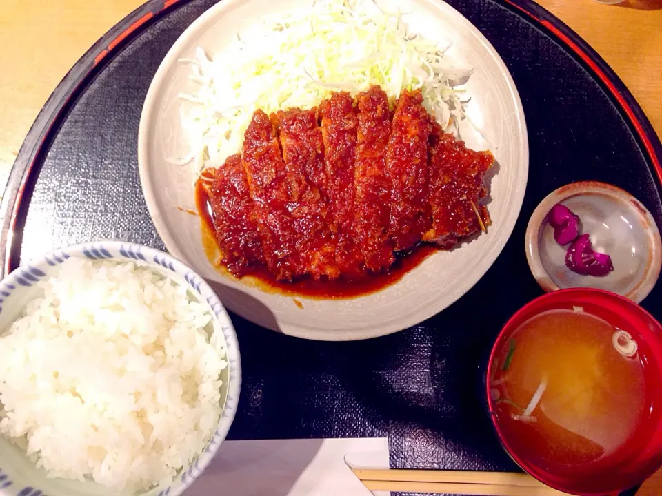 味噌ロースとんかつ定食|まきさん