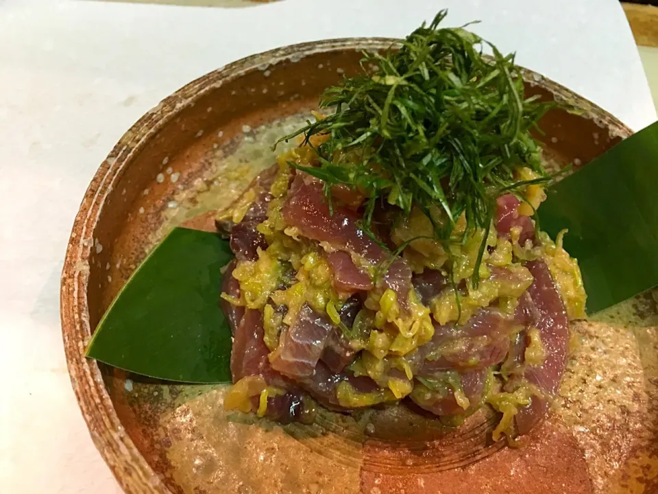 釣り魚
持ち込み
  調理
 カツオ
なめろう|ちゅら夏さん