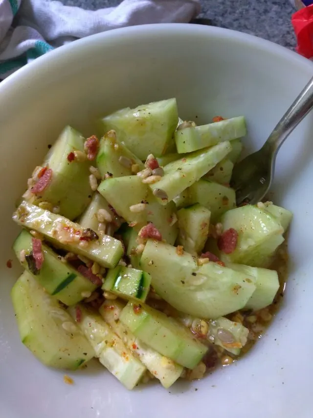 cucumber salad|Polly Gelfusoさん