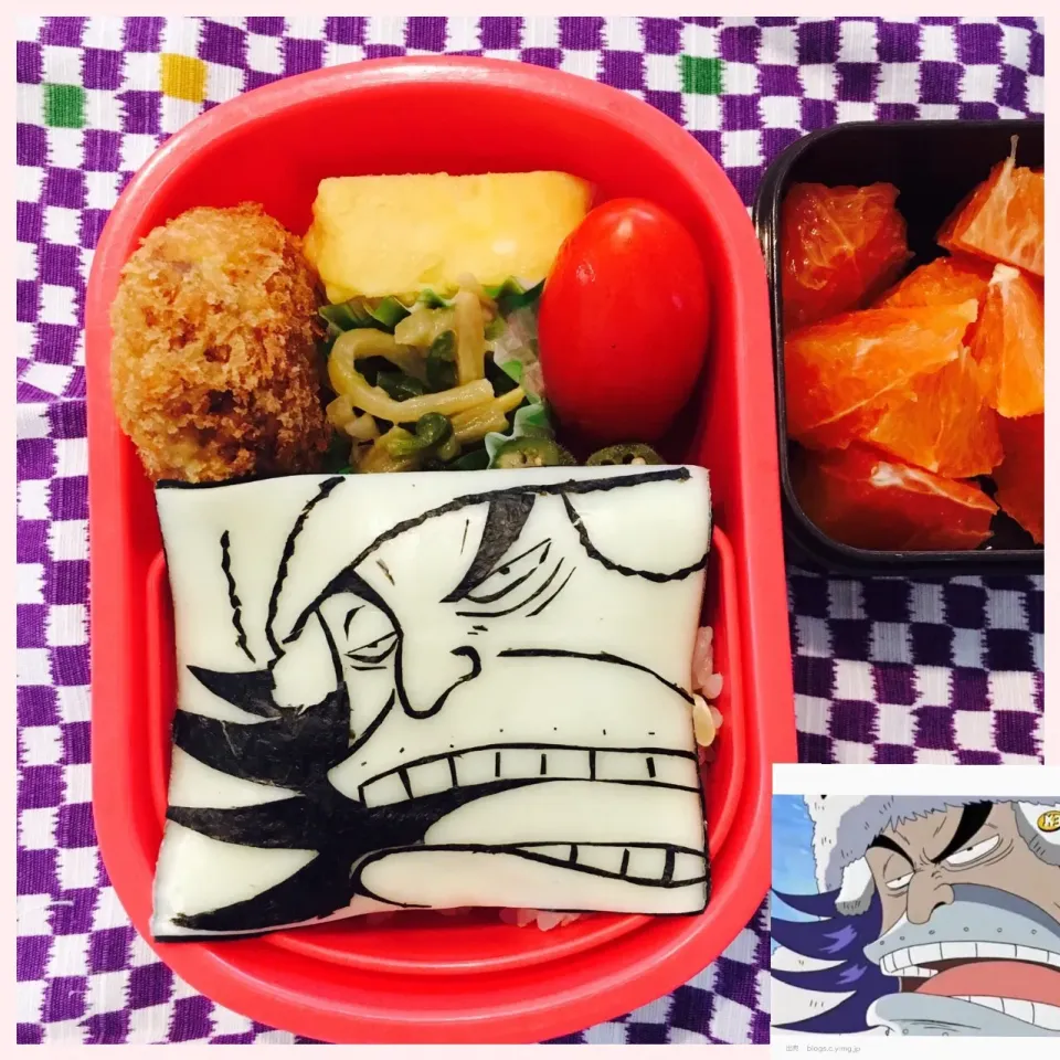 #ワンピース
#onepice
#ワンピース弁当
#ワポル
#ユキ弁|tuyet716さん