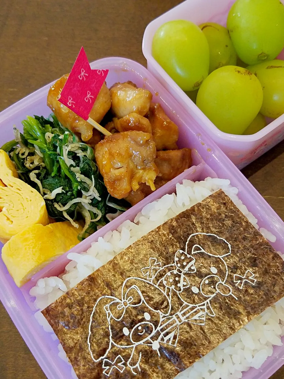 次女学童弁当☆海苔🍱|unotacoさん