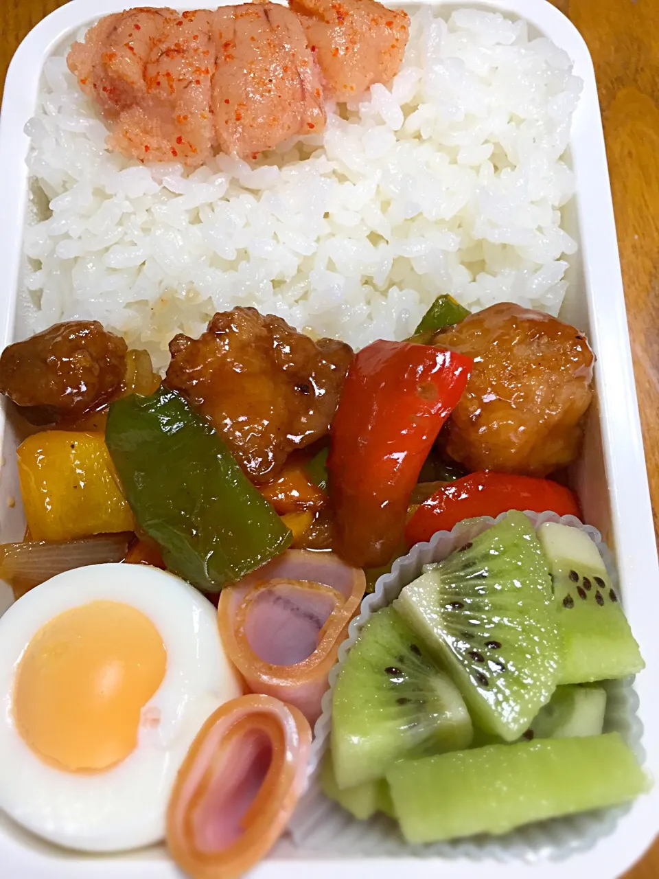 8月22日 酢豚弁当(๑•🐽•๑)|かよっぺさん