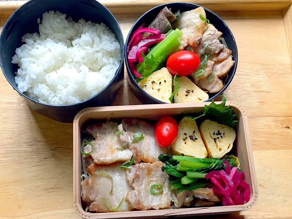 豚の葱塩ダレ 弁当|弁当 備忘録さん