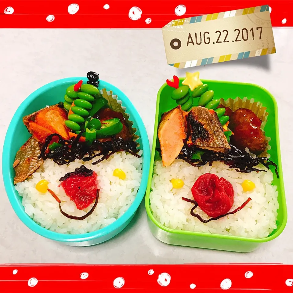 Snapdishの料理写真:2017/8/22  #夏休みお弁当|もっさんさん