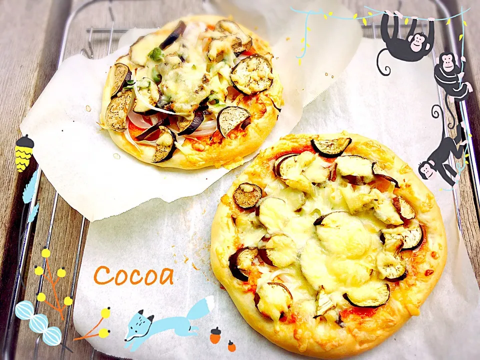 外で食べるとおいしーね🍕 ピザにはもちろん自家製ケチャップ使ってます(≧∀≦)|cocoaさん