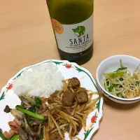 Snapdishの料理写真:サイコロステーキ|しろまさん