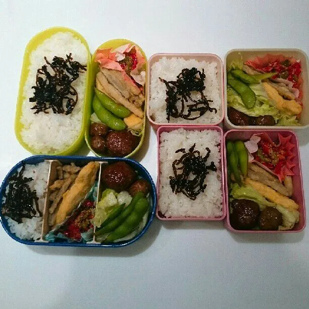 8/23(水)の四人弁当🍱|ふみぃさん