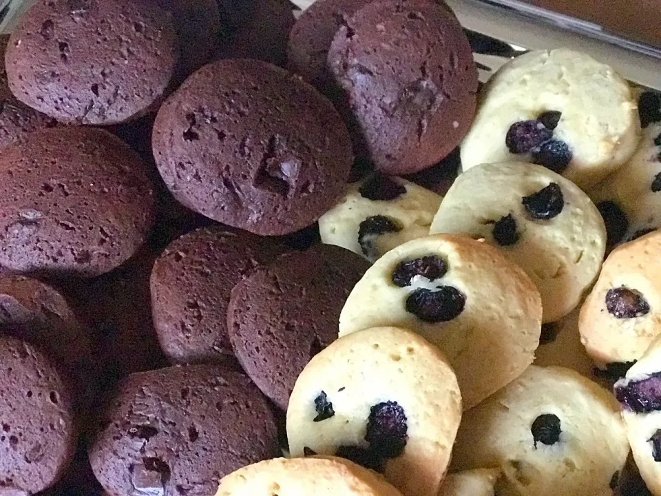 Chocolate cookies and blueberries cookies 🍪|Babyluv Cabrera Ocampoさん