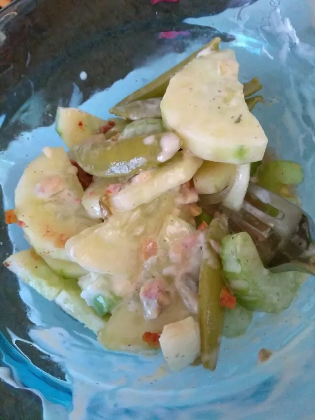 Today's cucumber salad.|Polly Gelfusoさん