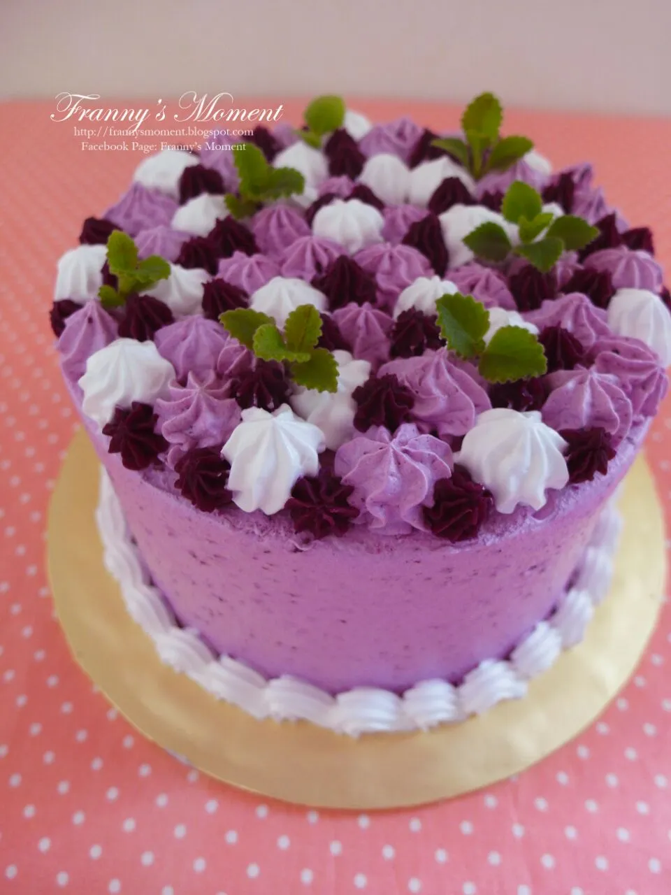 Purple sweet potato cake|Frannyさん