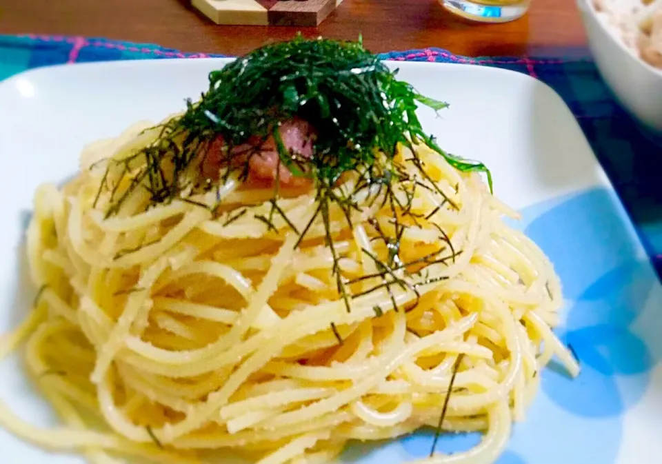 昆布茶が決め手♡簡単たらこパスタ！|mariさん