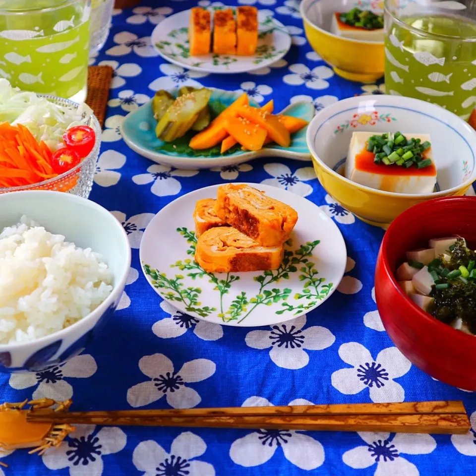 ちび作あさごはん 〜夏休みの宿題〜|tamiさん