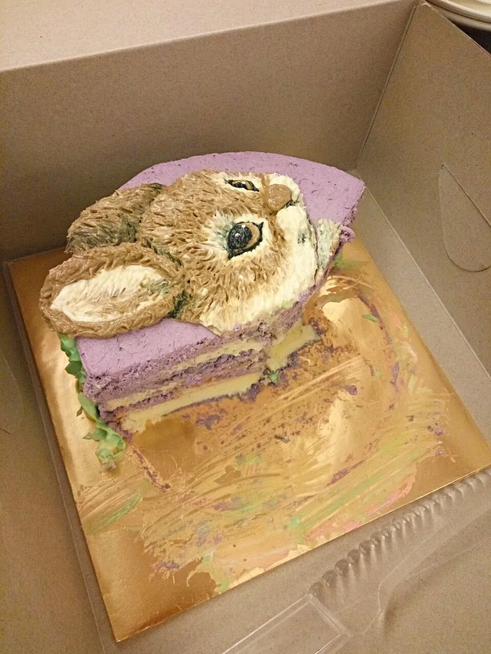 rabbit buttercream cake..  Hahaha..|Frannyさん